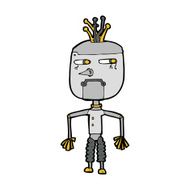Cartoon Robot N406