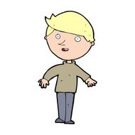 cartoon happy man N691