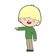 Cartoon Man Pointing N294