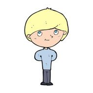 cartoon happy boy N353