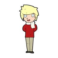 cartoon friendly man N38