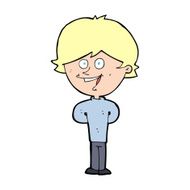 cartoon happy boy N354