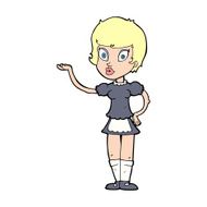 Cartoon Waitress N50