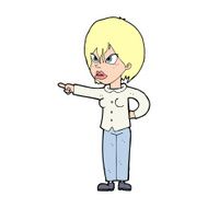 cartoon woman accusing N27