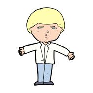 cartoon annoyed man N120