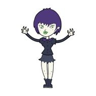 Cartoon Vampire Girl N347