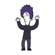 cartoon vampire giving up N15