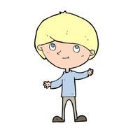 cartoon happy boy N357