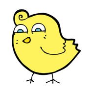 cartoon funny bird N19