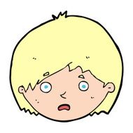 cartoon unhappy boy N86