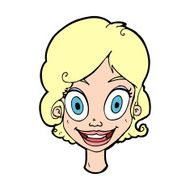cartoonhappy woman N6
