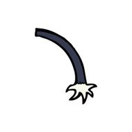 cartoon monster arm N131