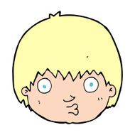 cartoon curious boy N58