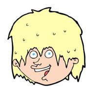 cartoon happy man N702