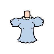 cartoon female body N36
