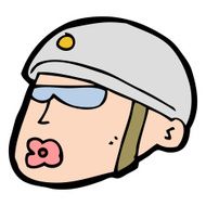 cartoon policeman head N15