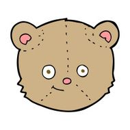 cartoon teddy bear head N26