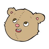 cartoon teddy bear head N27