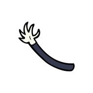 cartoon halloween vampire arm N88