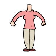 cartoon female body (add photos or mix and match cartoons) N339
