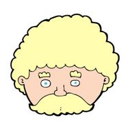 Cartoon Man With Mustache N149