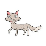 cartoon little wolf N127