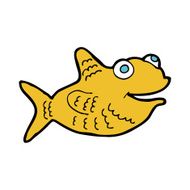 cartoon happy fish N32