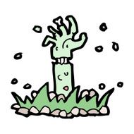 cartoon zombie arm N15