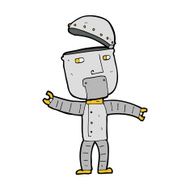 cartoon funny robot N121