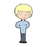 cartoon worried man N153