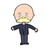 Cartoon Man With Mustache N151