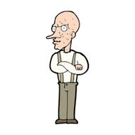 cartoon mean old man N15