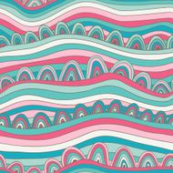 Abstract seamless pattern with stripes and circles N3
