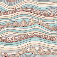 Abstract seamless pattern with stripes and circles N4