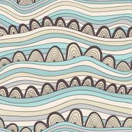 Abstract seamless pattern with stripes and circles N5