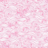 Seamless wave hand-drawn pattern waves N2