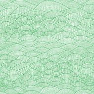 seamless abstract hand-drawn pattern waves N2
