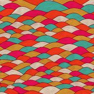 seamless abstract hand-drawn pattern waves N3
