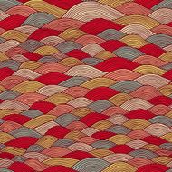 seamless abstract hand-drawn pattern waves N4