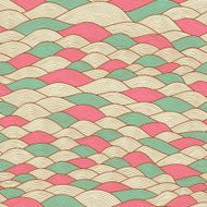 seamless abstract hand-drawn pattern waves N9