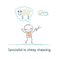expert thinks about how to shear sheep