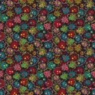 ethnic seamless pattern psychedelic endless texture