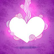 Doodle heart Valentines day vector illustration N7