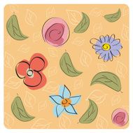 Seamless floral background N23