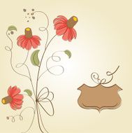 romantic flowers background N32