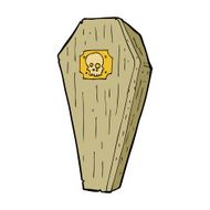 spooky cartoon coffin N24