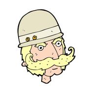 cartoon victorian big game hunter N15