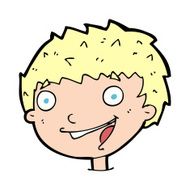 cartoon laughing boy N17