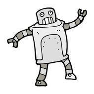 Cartoon Robot N410