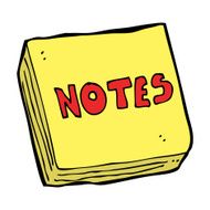 cartoon notes pad N11